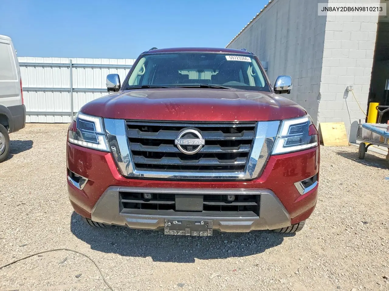 2022 Nissan Armada VIN: JN8AY2DB6N9810213 Lot: 59723366
