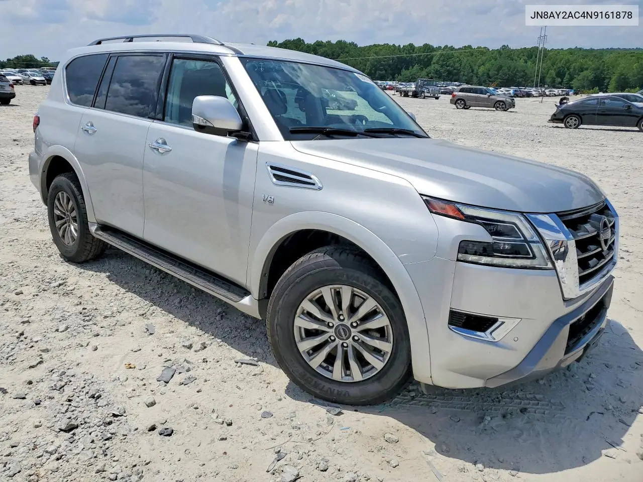 2022 Nissan Armada Sv VIN: JN8AY2AC4N9161878 Lot: 60457336
