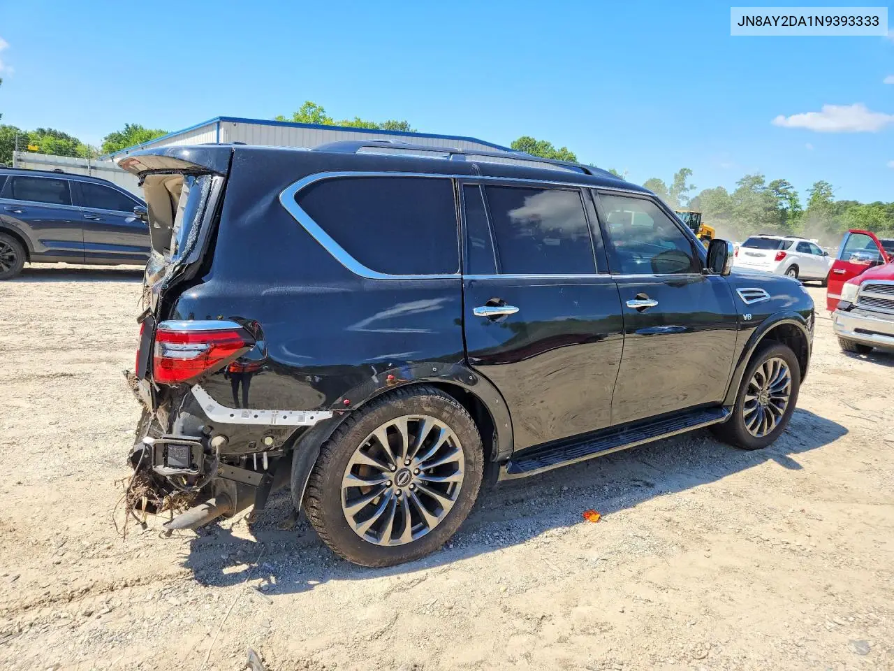 2022 Nissan Armada Platinum VIN: JN8AY2DA1N9393333 Lot: 60605786