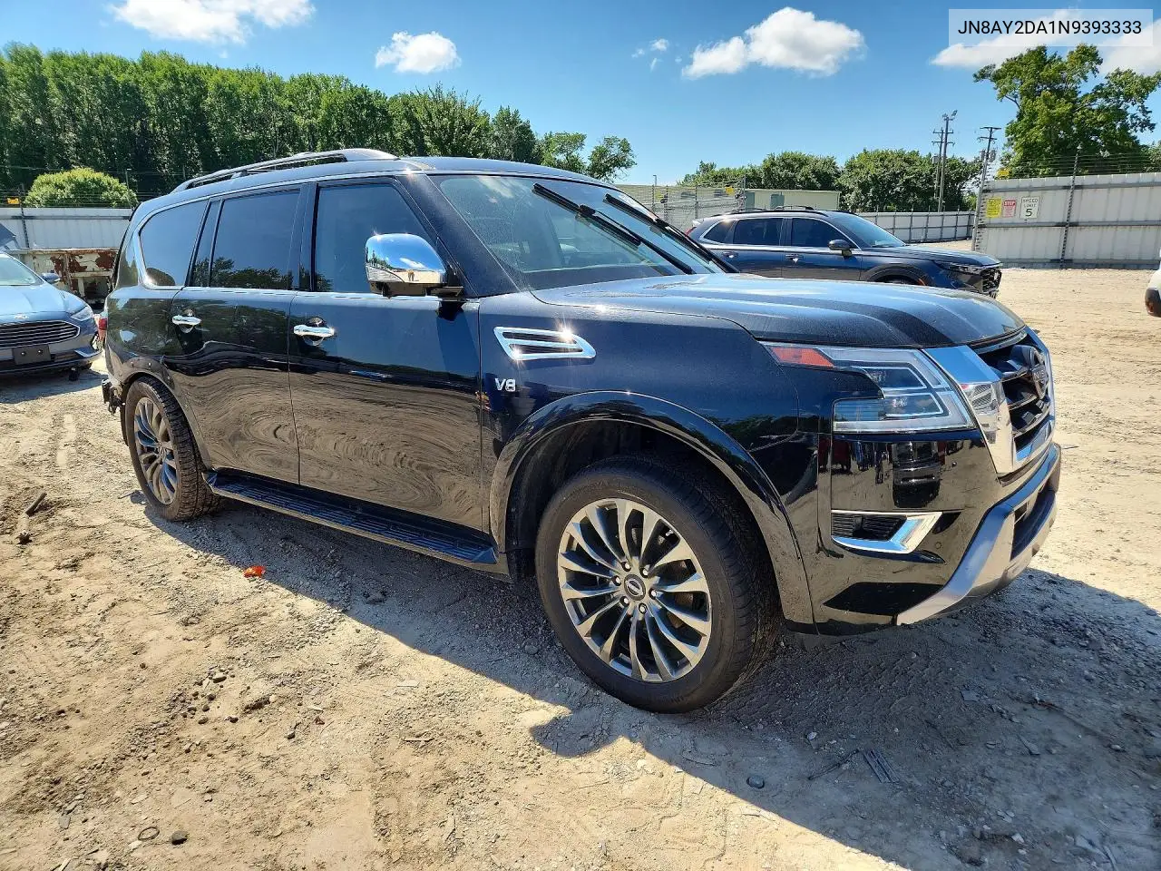 2022 Nissan Armada Platinum VIN: JN8AY2DA1N9393333 Lot: 60605786