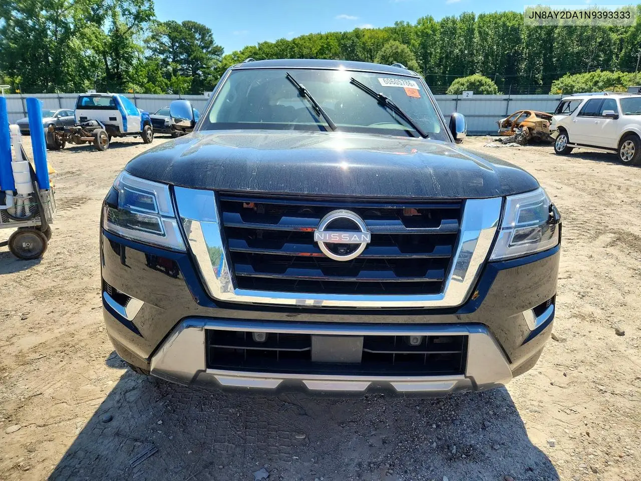 2022 Nissan Armada Platinum VIN: JN8AY2DA1N9393333 Lot: 60605786