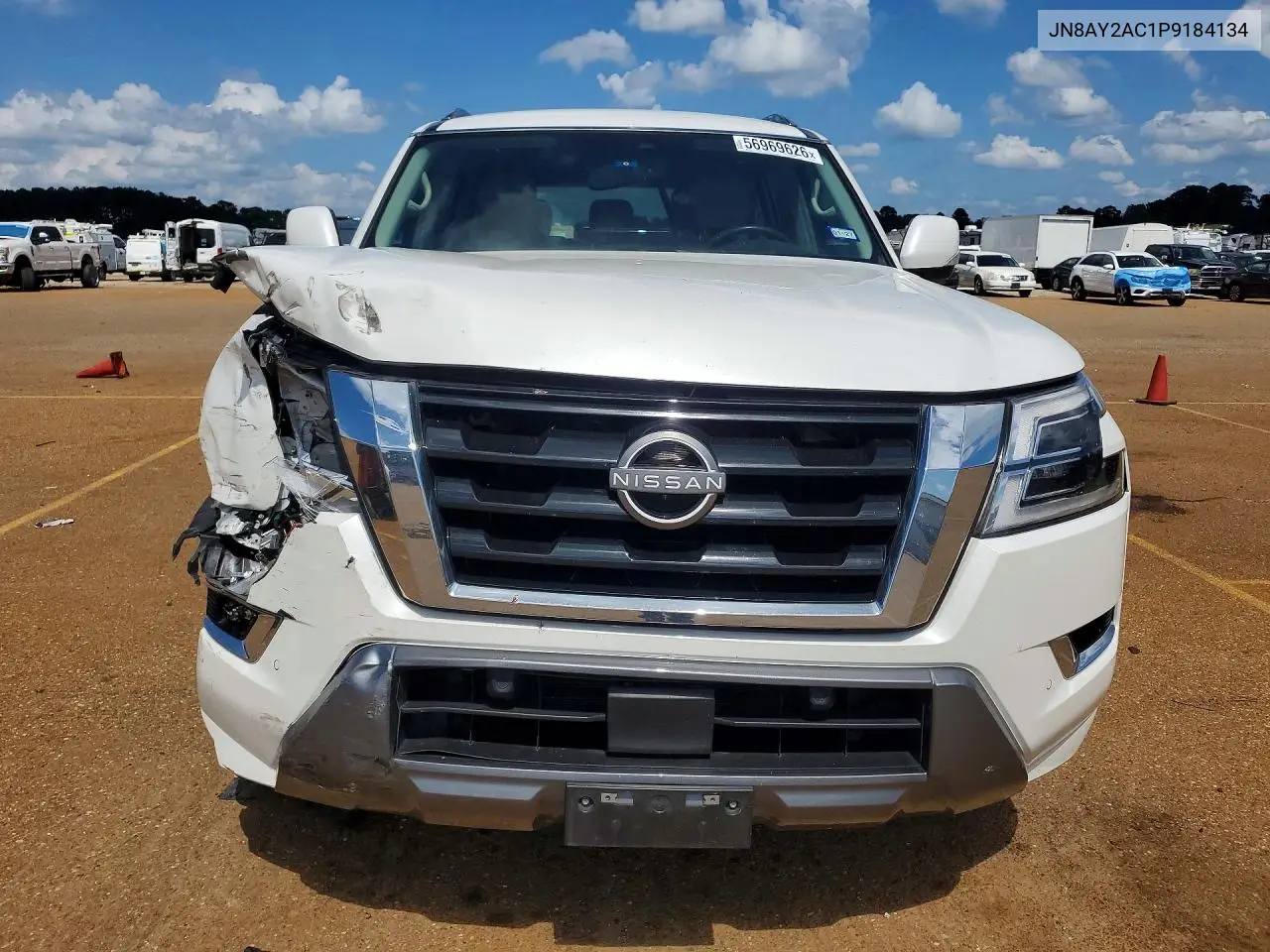 2023 Nissan Armada Sv VIN: JN8AY2AC1P9184134 Lot: 56969626
