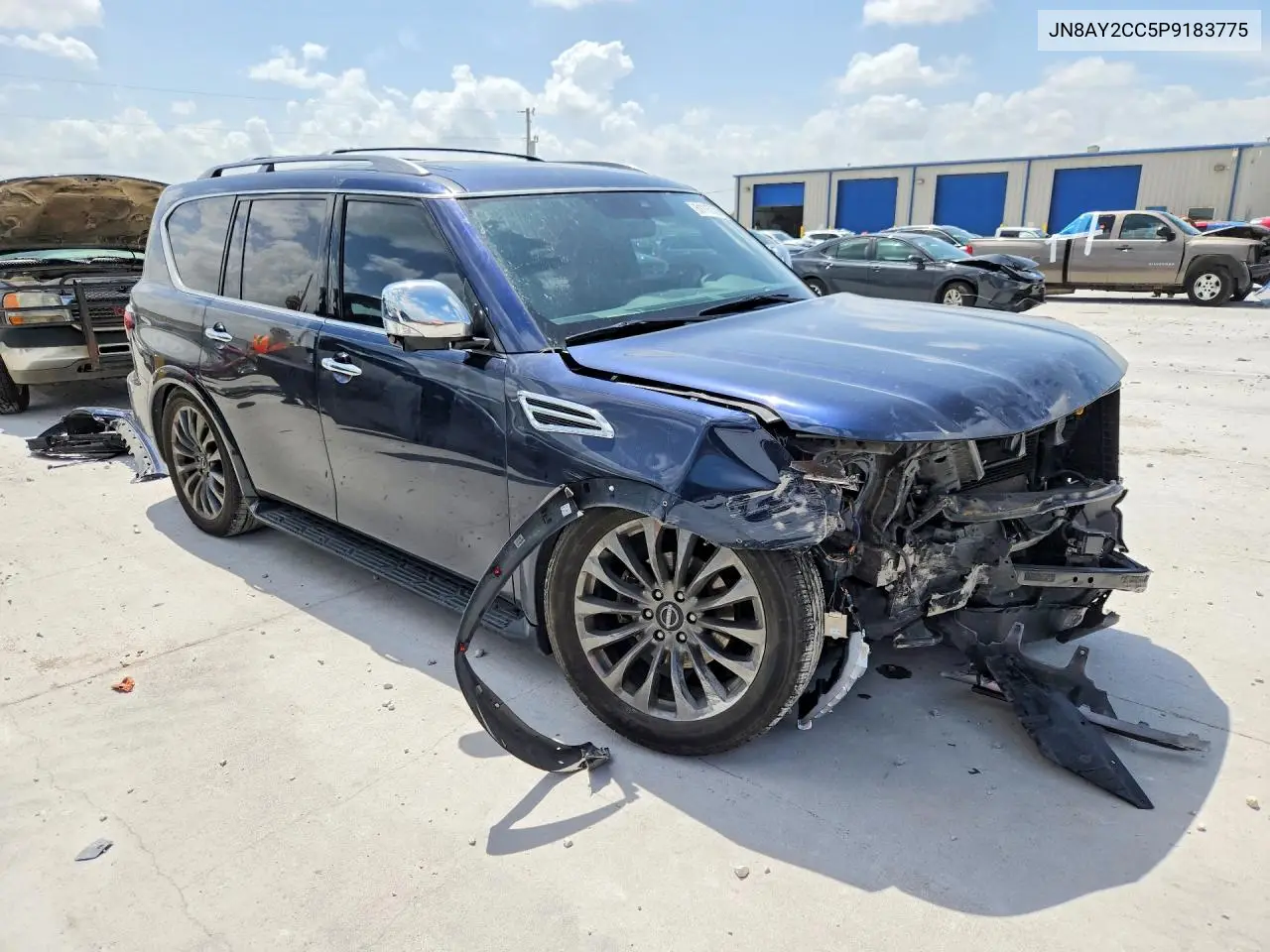 2023 Nissan Armada Platinum VIN: JN8AY2CC5P9183775 Lot: 61115526