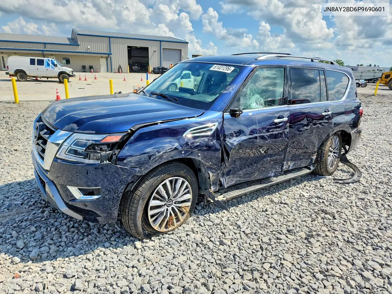 2023 Nissan Armada Sl VIN: JN8AY2BD6P9690601 Lot: 61401296