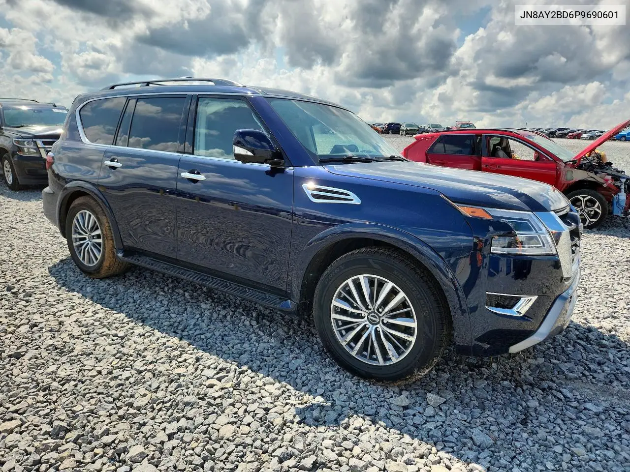 2023 Nissan Armada Sl VIN: JN8AY2BD6P9690601 Lot: 61401296