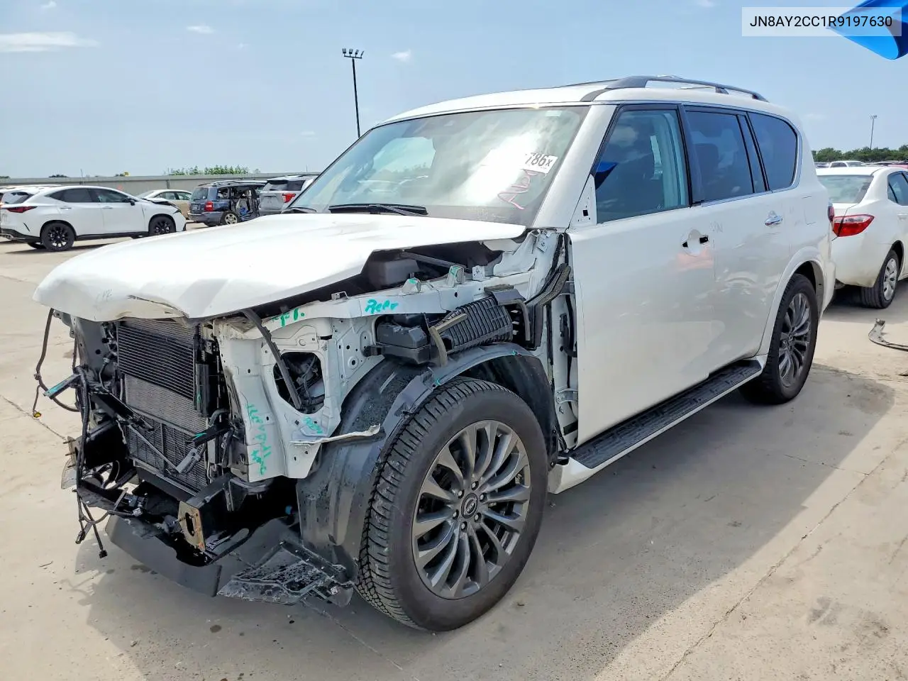 2024 Nissan Armada Platinum VIN: JN8AY2CC1R9197630 Lot: 58481786