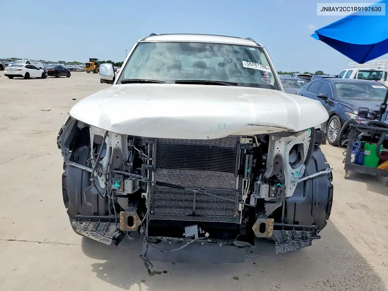 2024 Nissan Armada Platinum VIN: JN8AY2CC1R9197630 Lot: 58481786