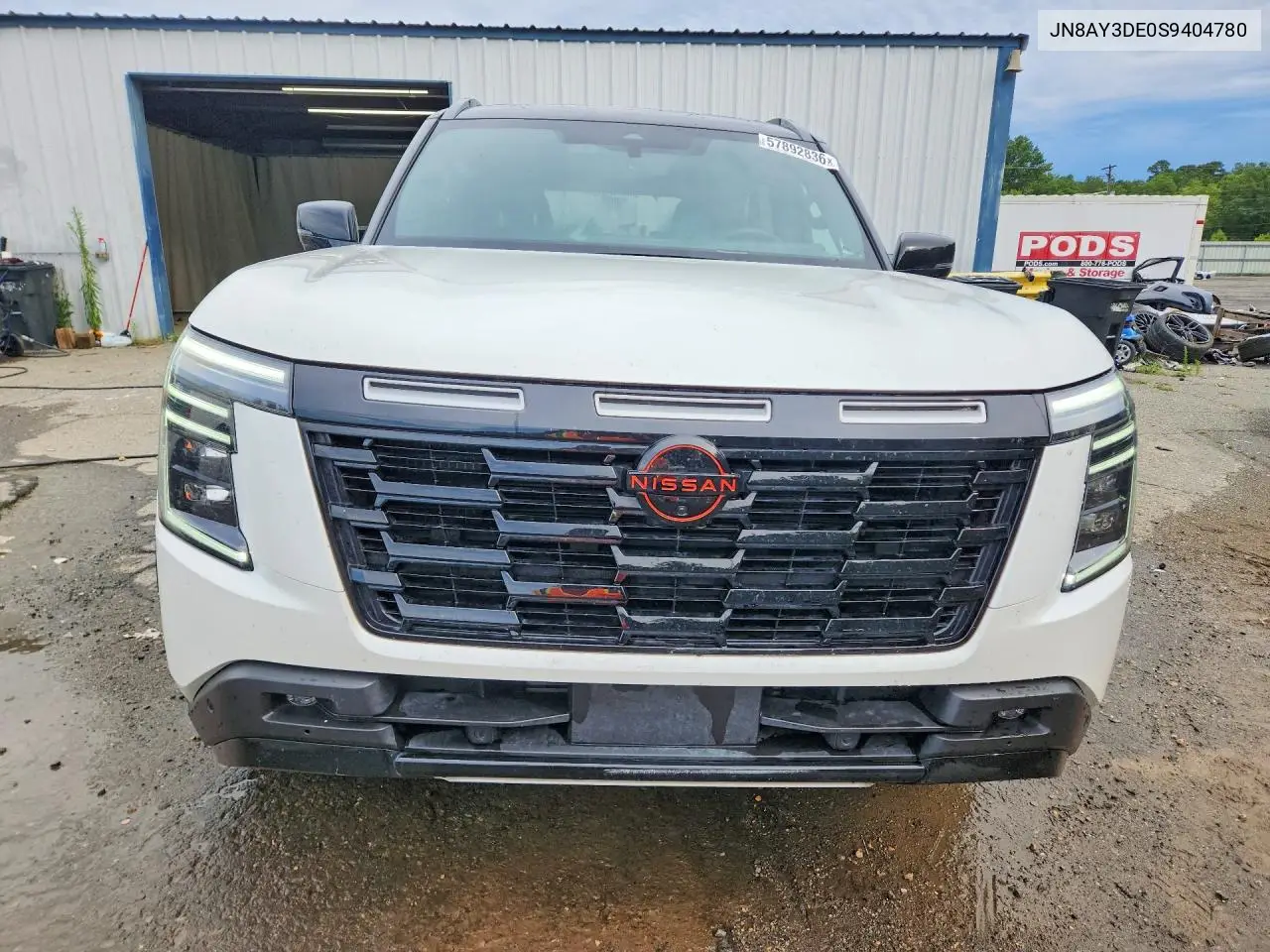 2025 Nissan Armada Pro-4X VIN: JN8AY3DE0S9404780 Lot: 57892836