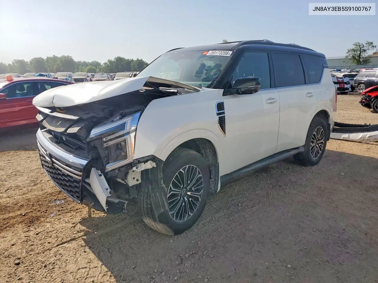 2025 Nissan Armada Platinum VIN: JN8AY3EB5S9100767 Lot: 59173206
