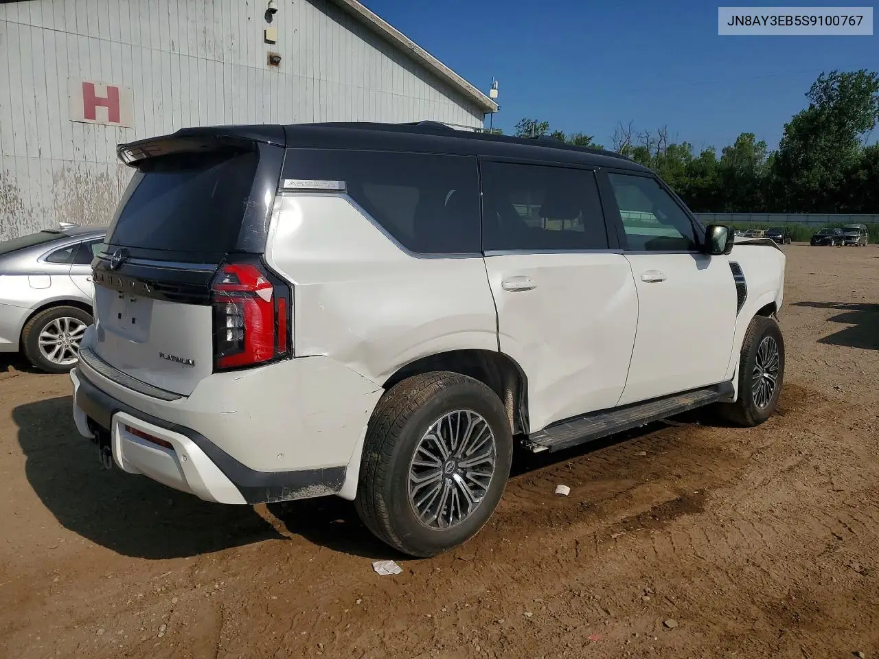 2025 Nissan Armada Platinum VIN: JN8AY3EB5S9100767 Lot: 59173206