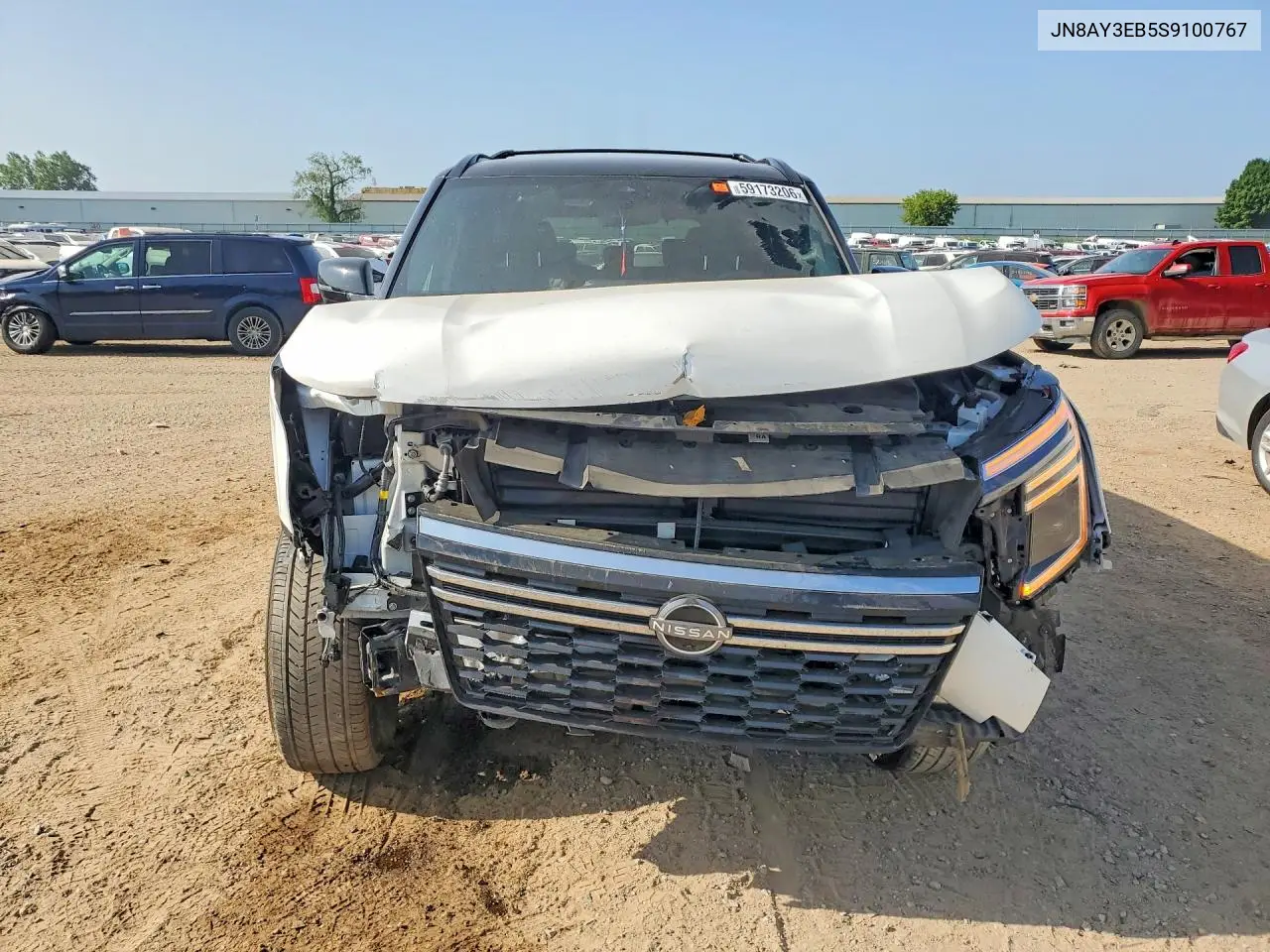 2025 Nissan Armada Platinum VIN: JN8AY3EB5S9100767 Lot: 59173206