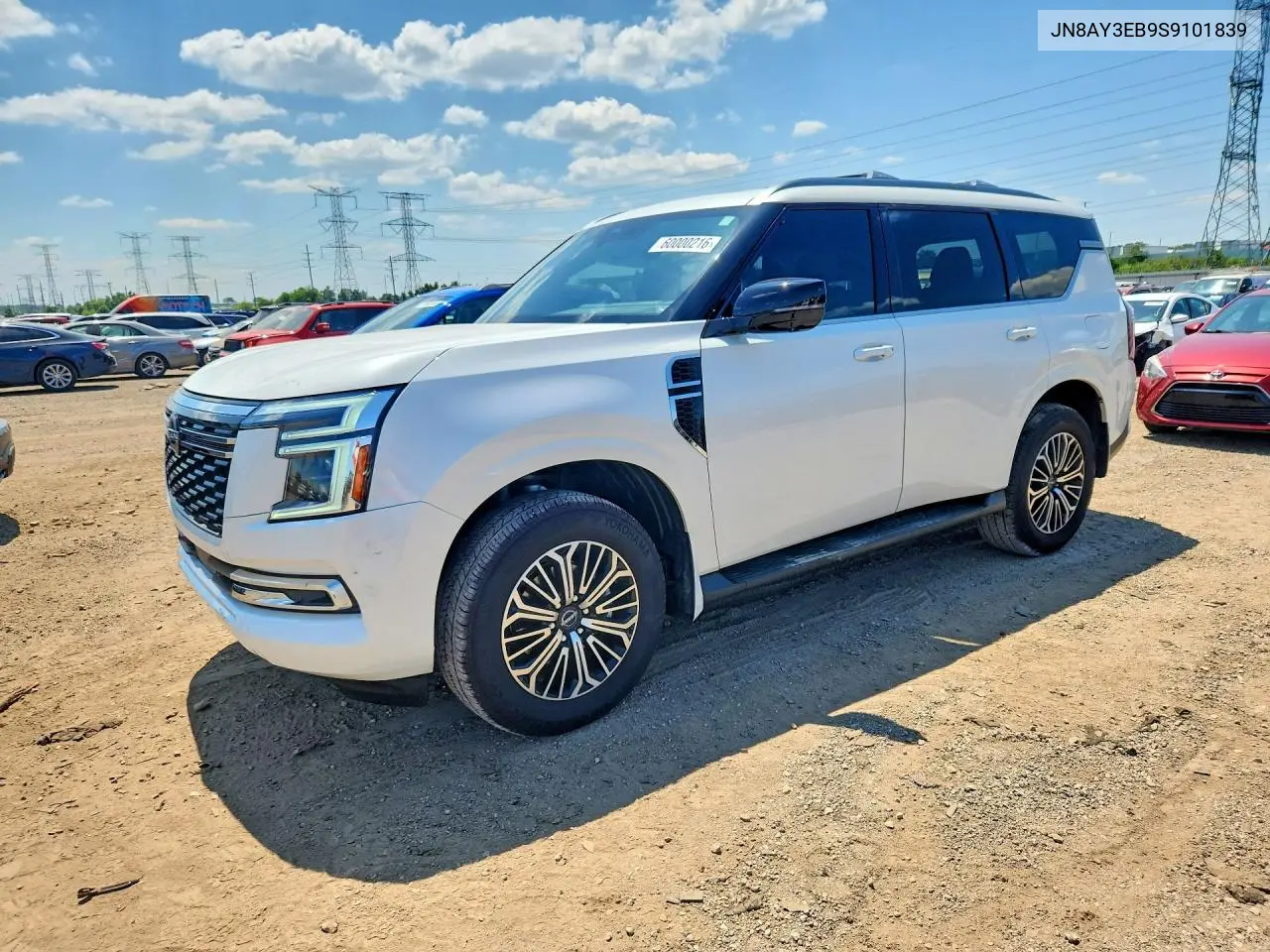 2025 Nissan Armada Platinum VIN: JN8AY3EB9S9101839 Lot: 60000216