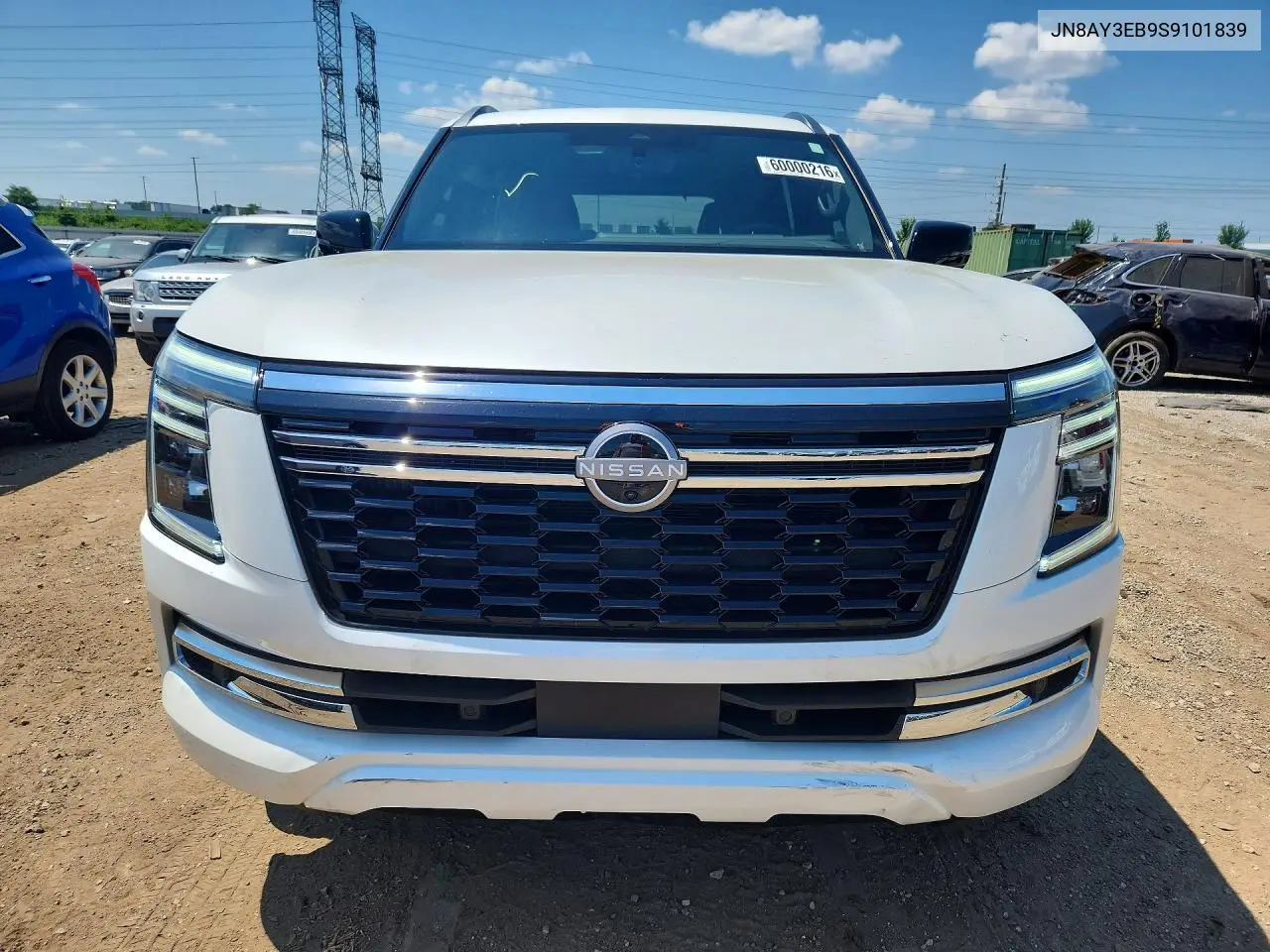 2025 Nissan Armada Platinum VIN: JN8AY3EB9S9101839 Lot: 60000216