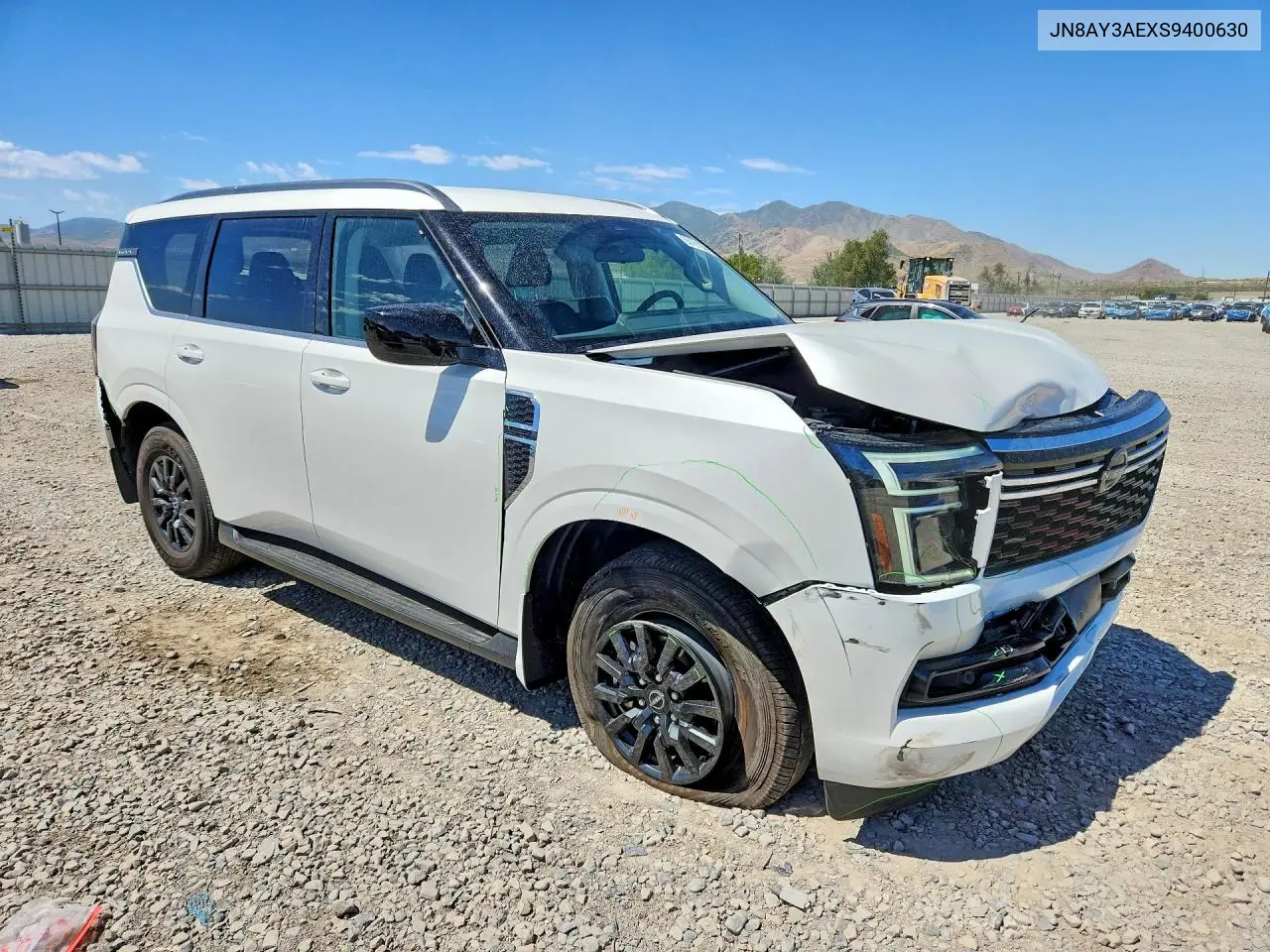 2025 Nissan Armada Sv VIN: JN8AY3AEXS9400630 Lot: 60161056