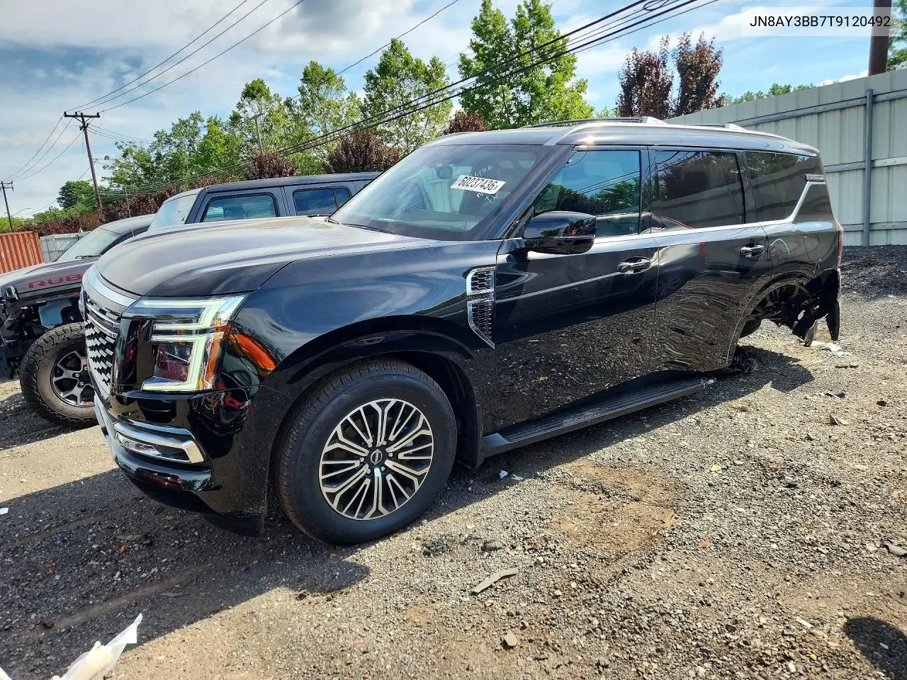 2026 Nissan Armada Sl VIN: JN8AY3BB7T9120492 Lot: 60237436