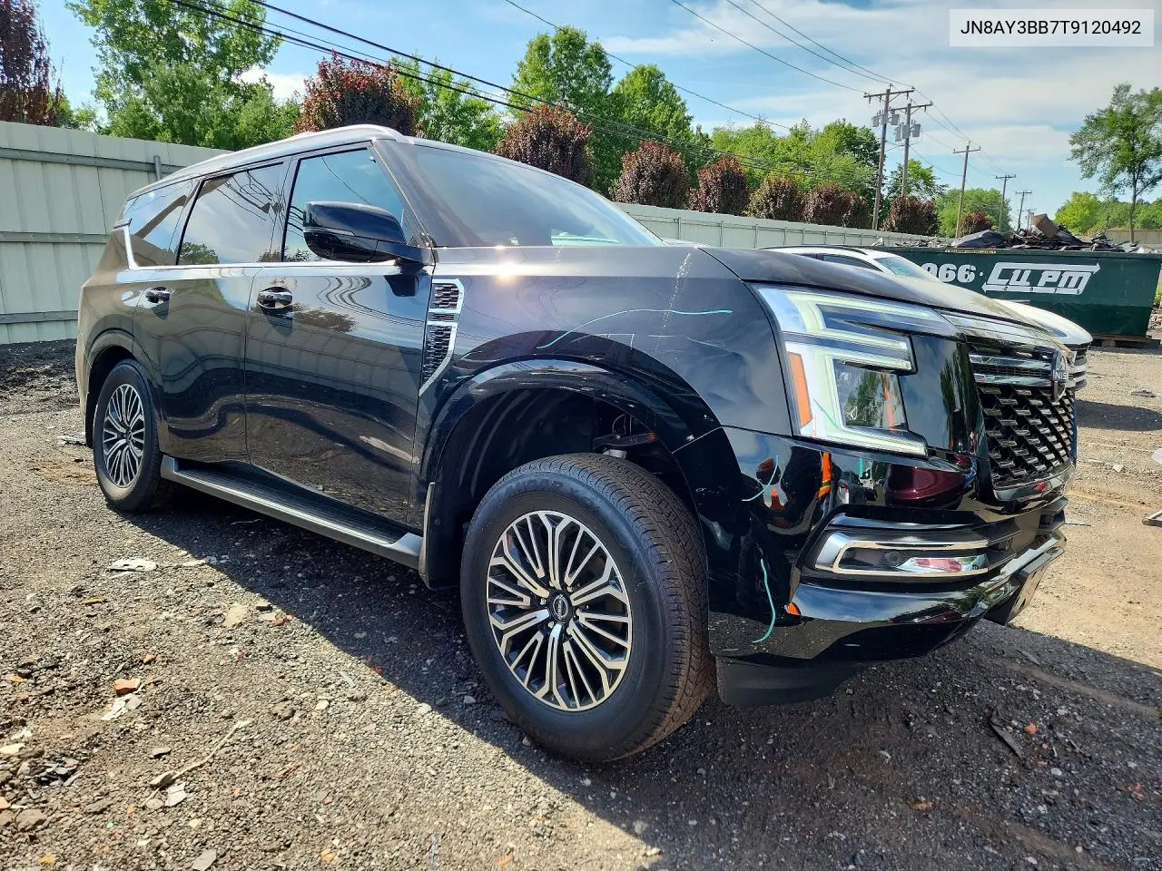 2026 Nissan Armada Sl VIN: JN8AY3BB7T9120492 Lot: 60237436