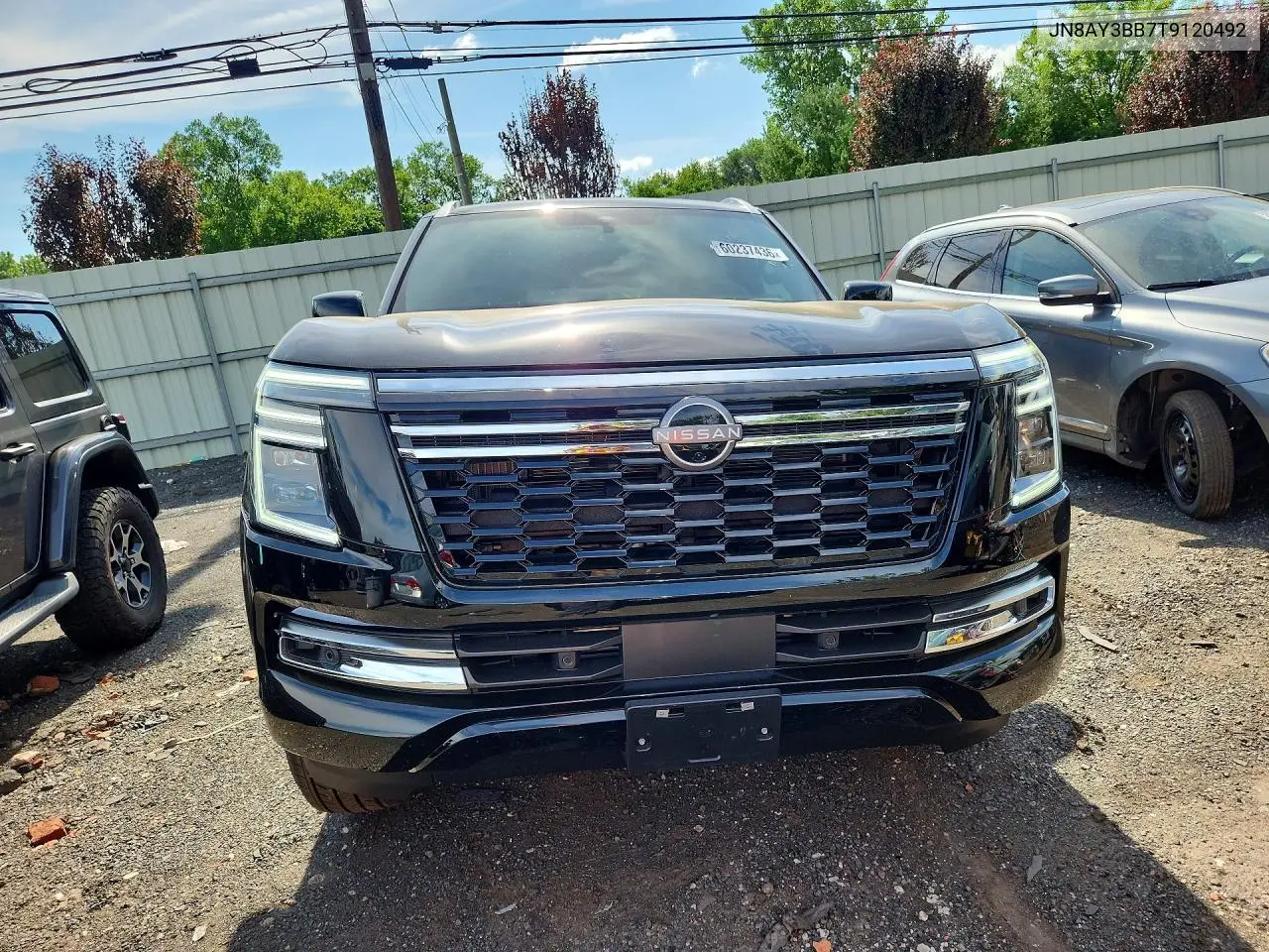 2026 Nissan Armada Sl VIN: JN8AY3BB7T9120492 Lot: 60237436