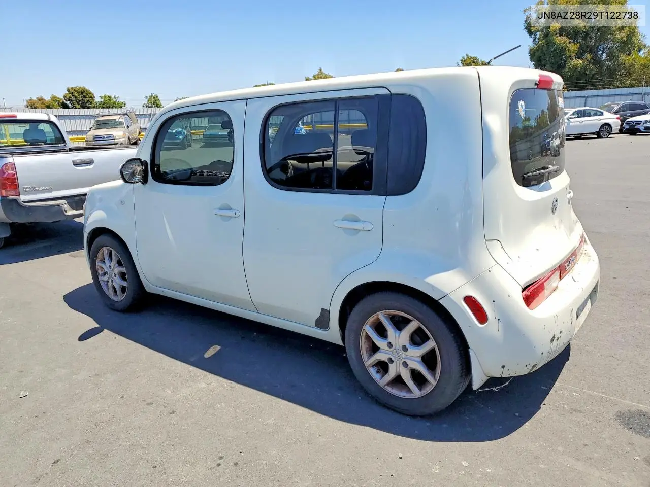 2009 Nissan Cube 1.8 VIN: JN8AZ28R29T122738 Lot: 59038426