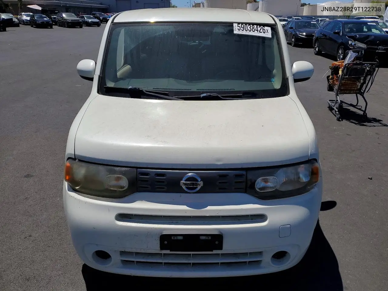 2009 Nissan Cube 1.8 VIN: JN8AZ28R29T122738 Lot: 59038426
