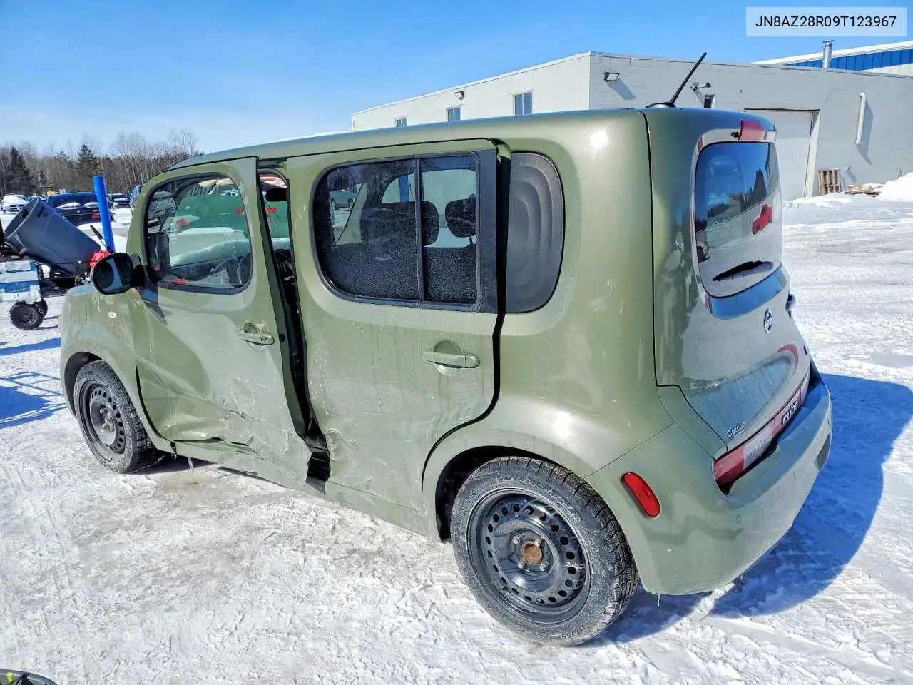 2009 Nissan Cube Base VIN: JN8AZ28R09T123967 Lot: 78170735