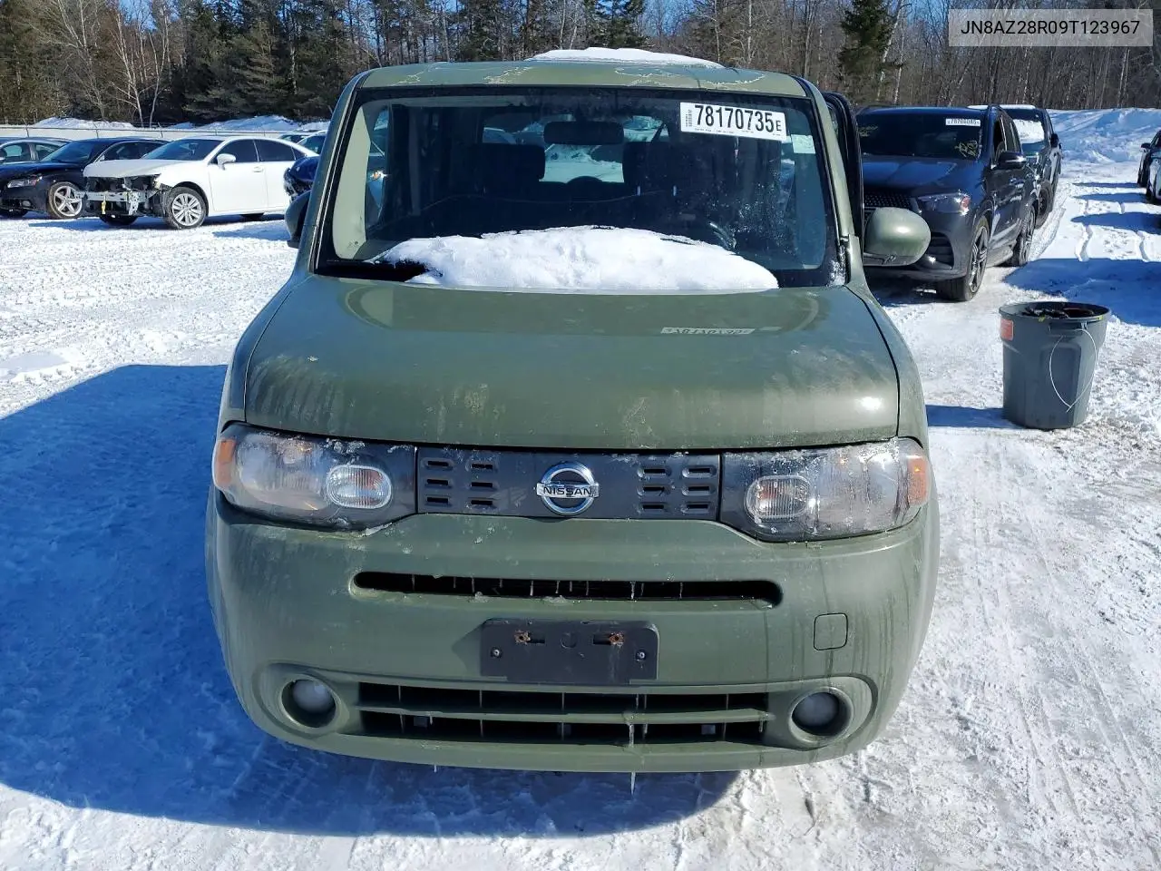 2009 Nissan Cube Base VIN: JN8AZ28R09T123967 Lot: 78170735
