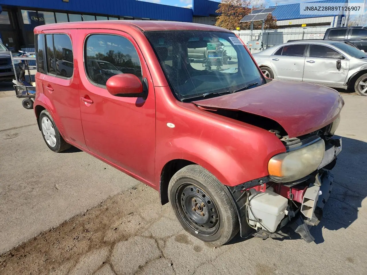 2009 Nissan Cube Base VIN: JN8AZ28R89T126907 Lot: 90593205