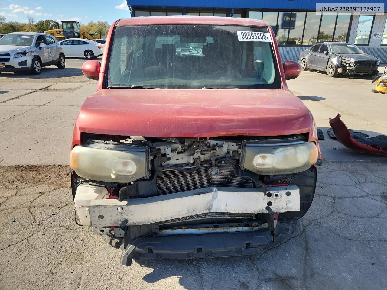 2009 Nissan Cube Base VIN: JN8AZ28R89T126907 Lot: 90593205