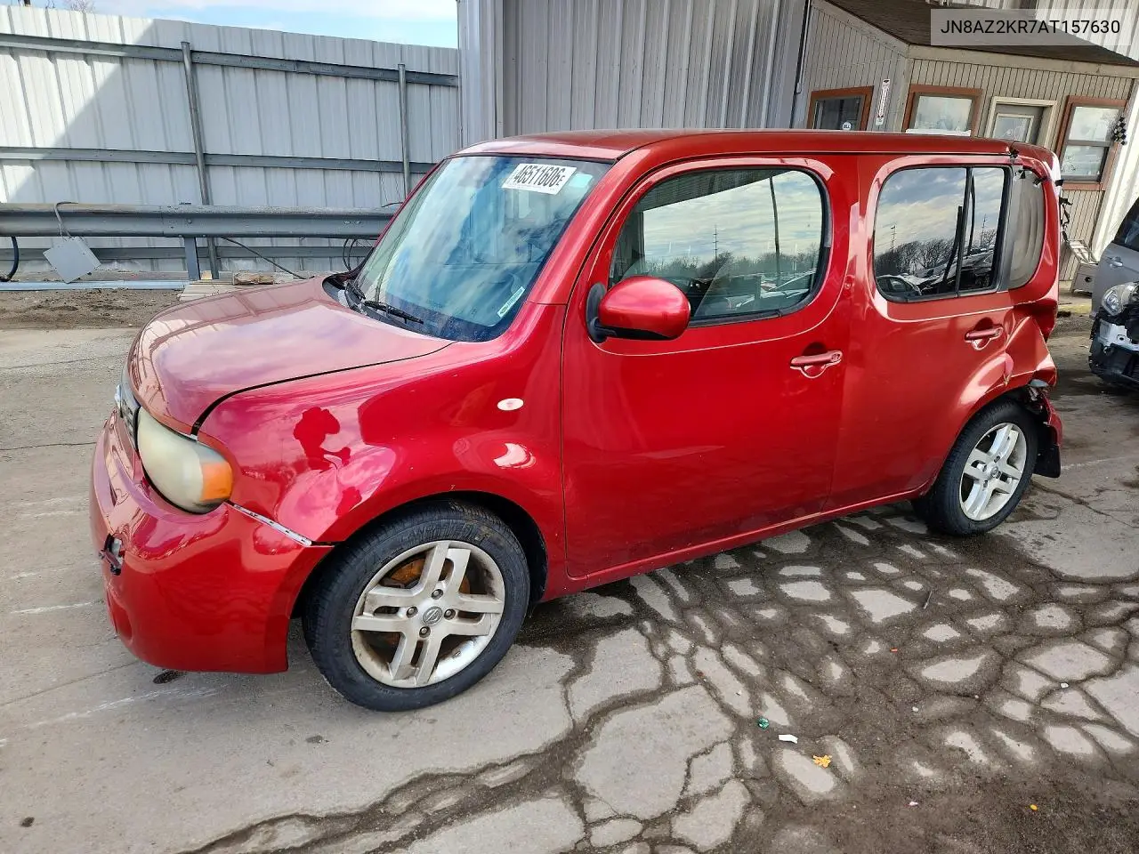 2010 Nissan Cube 1.8 VIN: JN8AZ2KR7AT157630 Lot: 46511606
