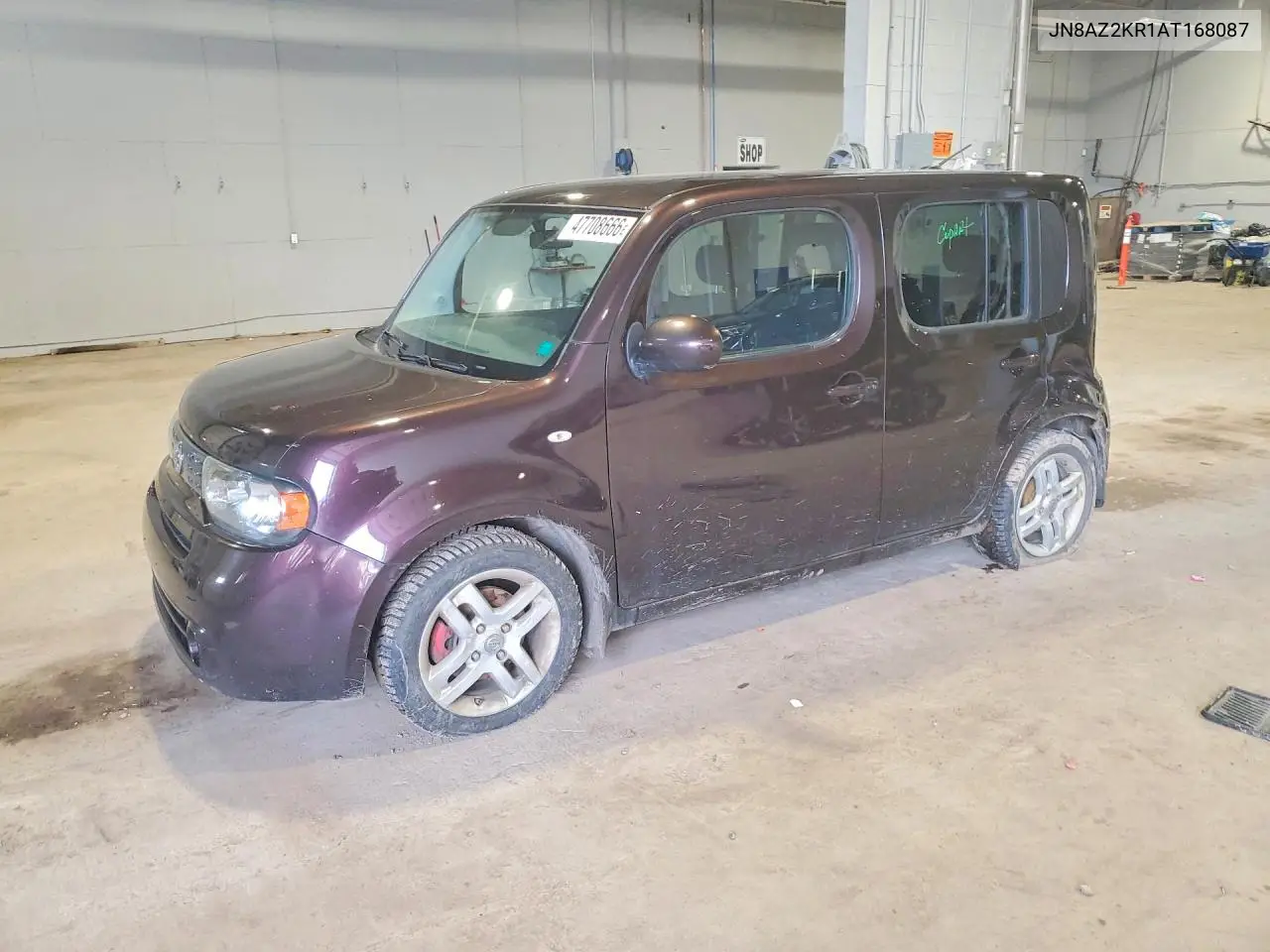 2010 Nissan Cube 1.8 VIN: JN8AZ2KR1AT168087 Lot: 47708666