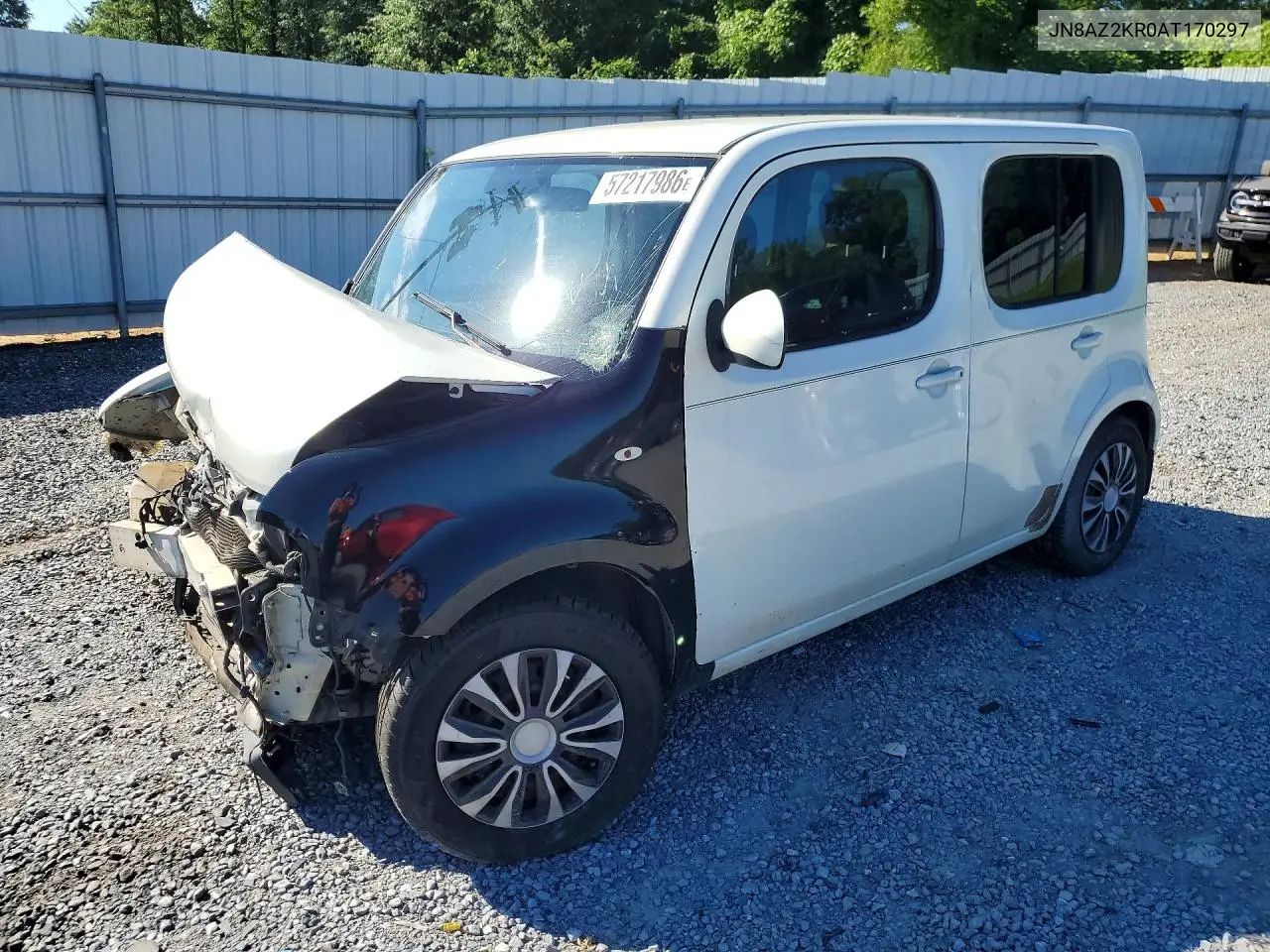 2010 Nissan Cube 1.8 VIN: JN8AZ2KR0AT170297 Lot: 57217986