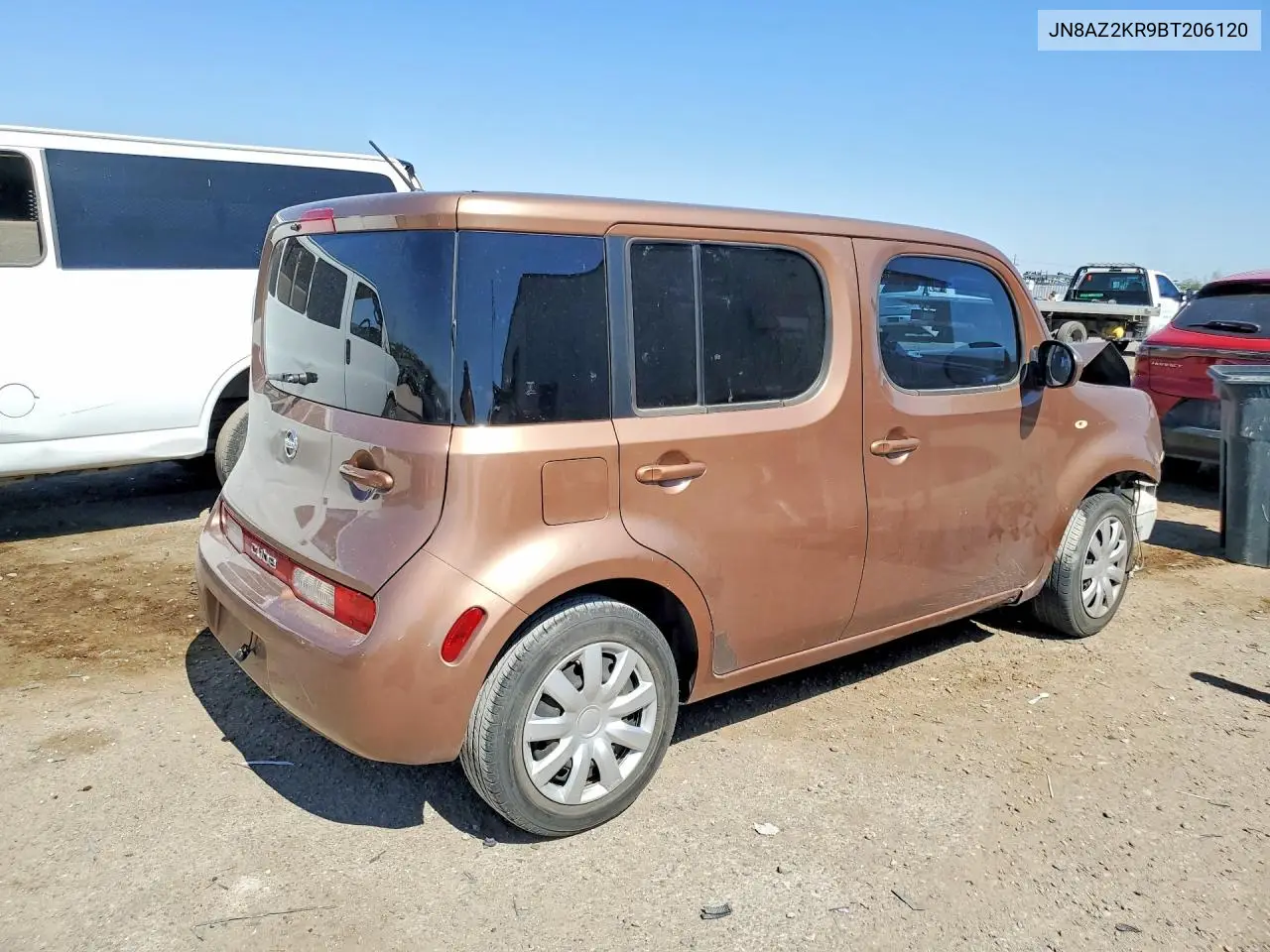 2011 Nissan Cube 1.8 VIN: JN8AZ2KR9BT206120 Lot: 56134816