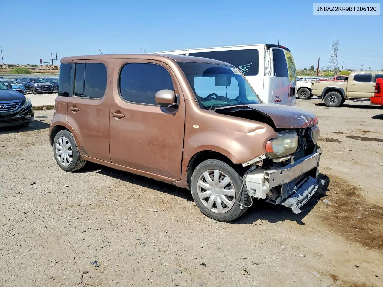 2011 Nissan Cube 1.8 VIN: JN8AZ2KR9BT206120 Lot: 56134816