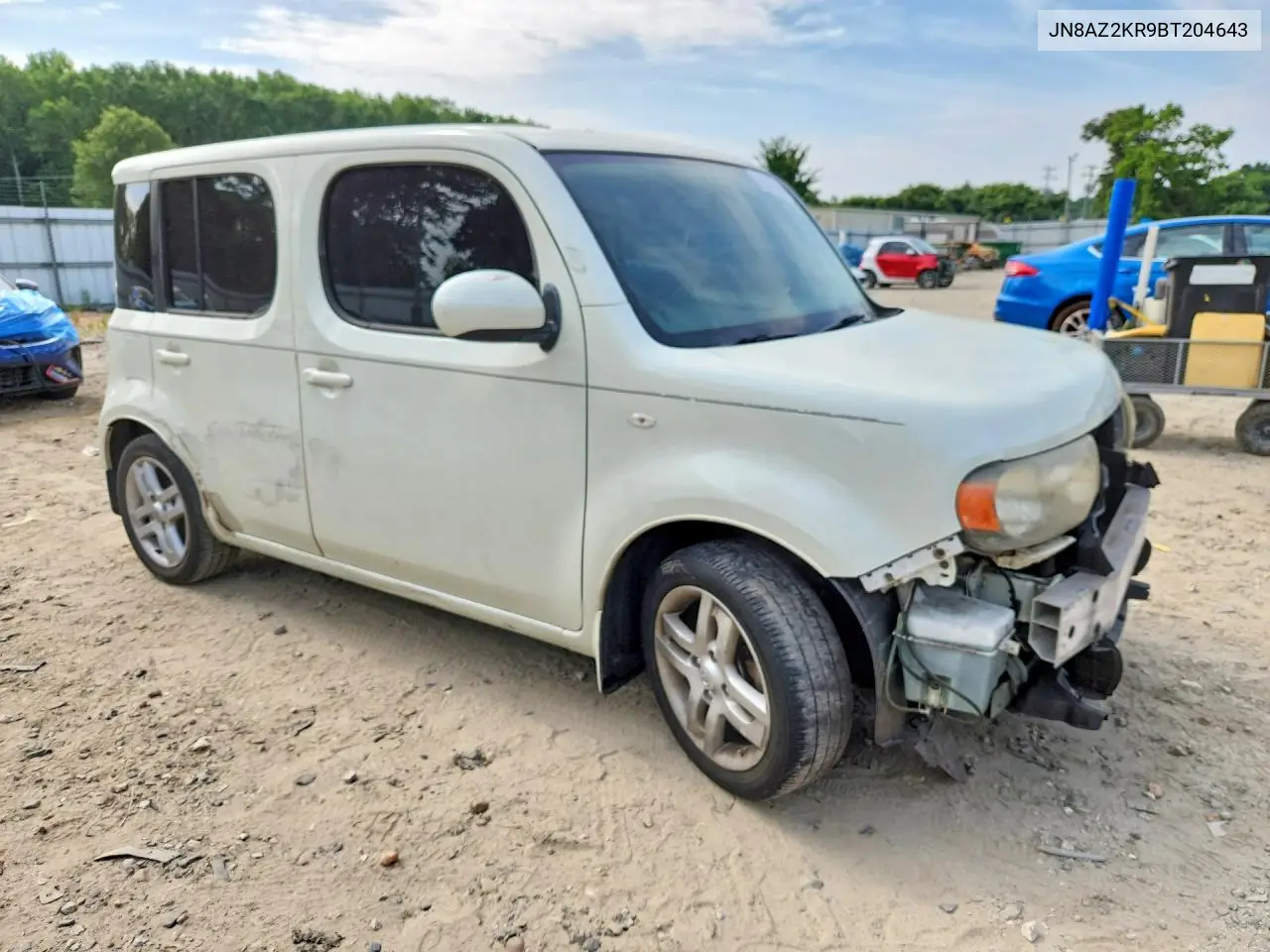 2011 Nissan Cube 1.8 VIN: JN8AZ2KR9BT204643 Lot: 56310066
