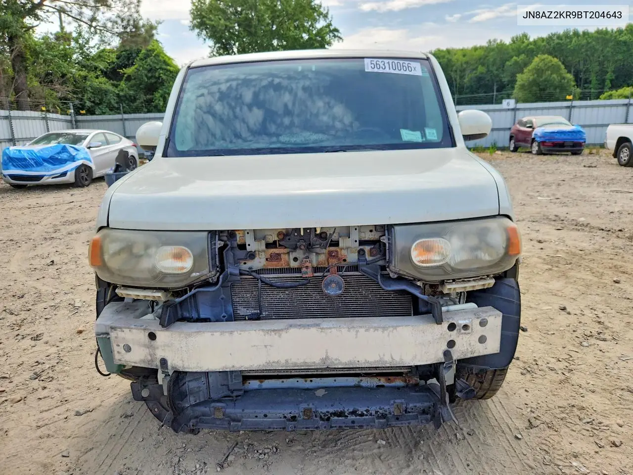 2011 Nissan Cube 1.8 VIN: JN8AZ2KR9BT204643 Lot: 56310066