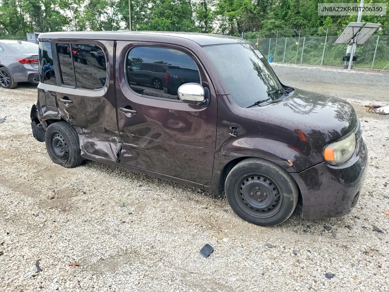 2011 Nissan Cube 1.8 VIN: JN8AZ2KR4BT206350 Lot: 57881606