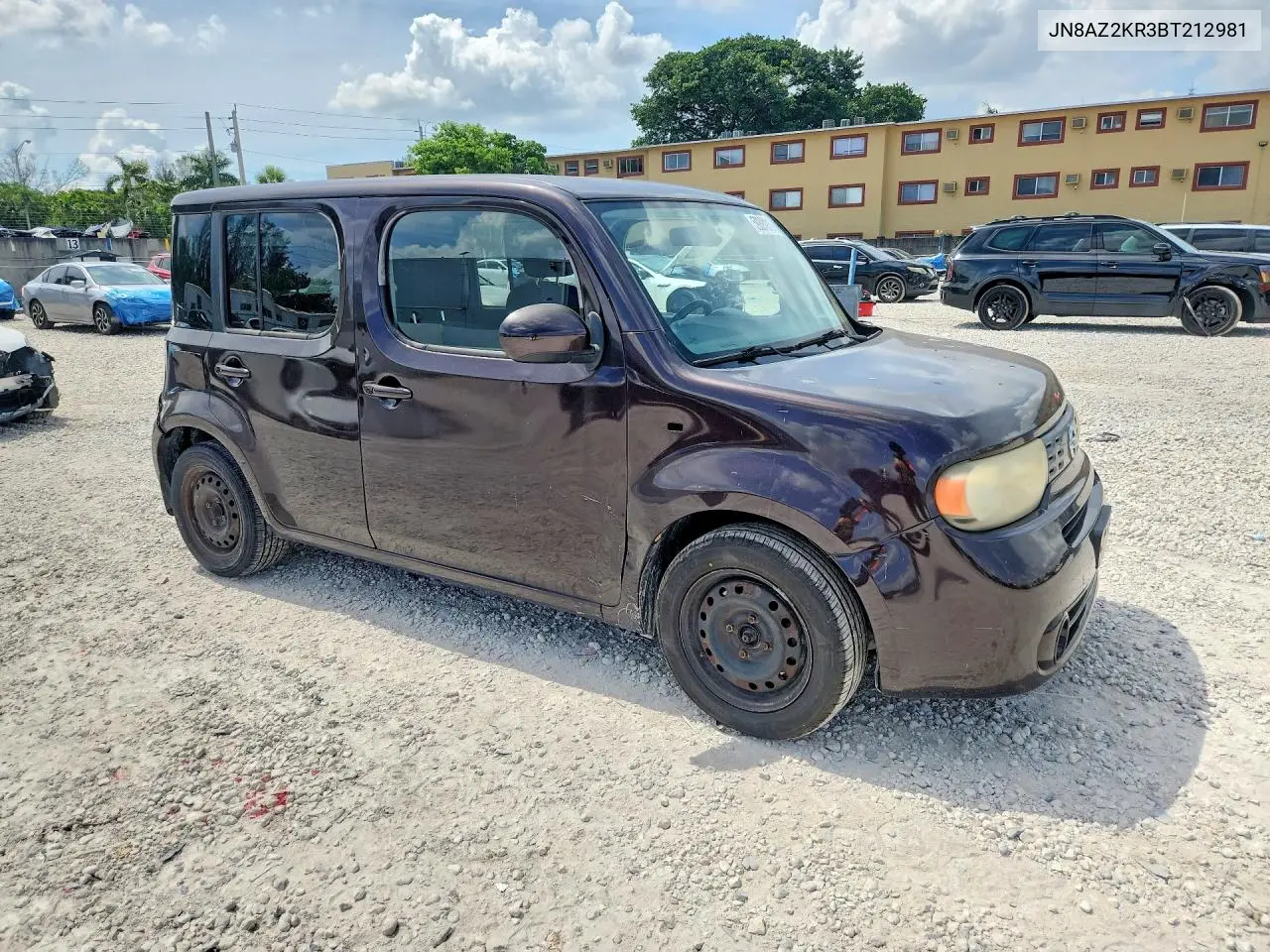 2011 Nissan Cube 1.8 VIN: JN8AZ2KR3BT212981 Lot: 59394916
