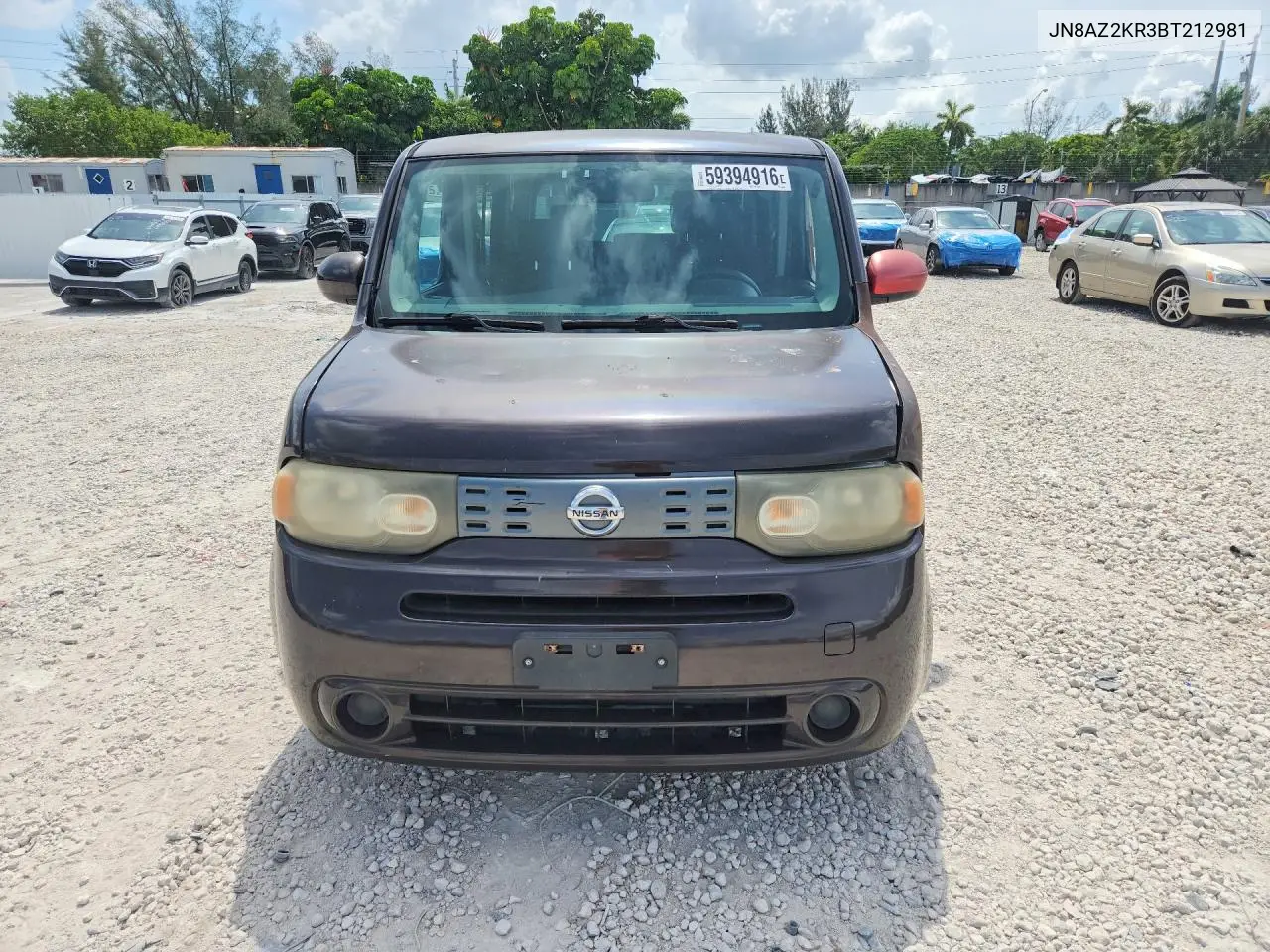 2011 Nissan Cube 1.8 VIN: JN8AZ2KR3BT212981 Lot: 59394916