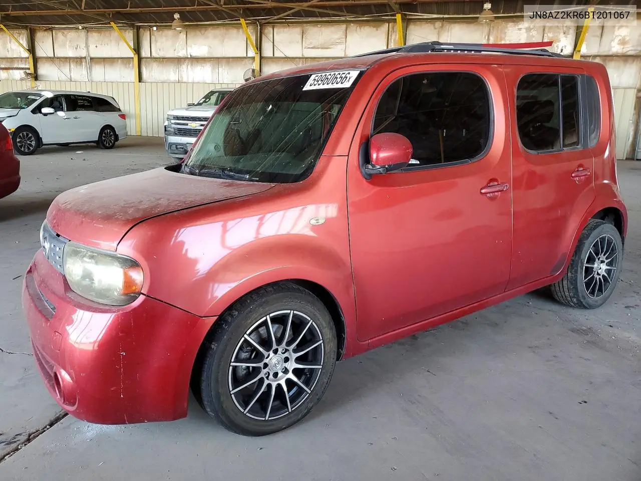 2011 Nissan Cube 1.8 VIN: JN8AZ2KR6BT201067 Lot: 59960656