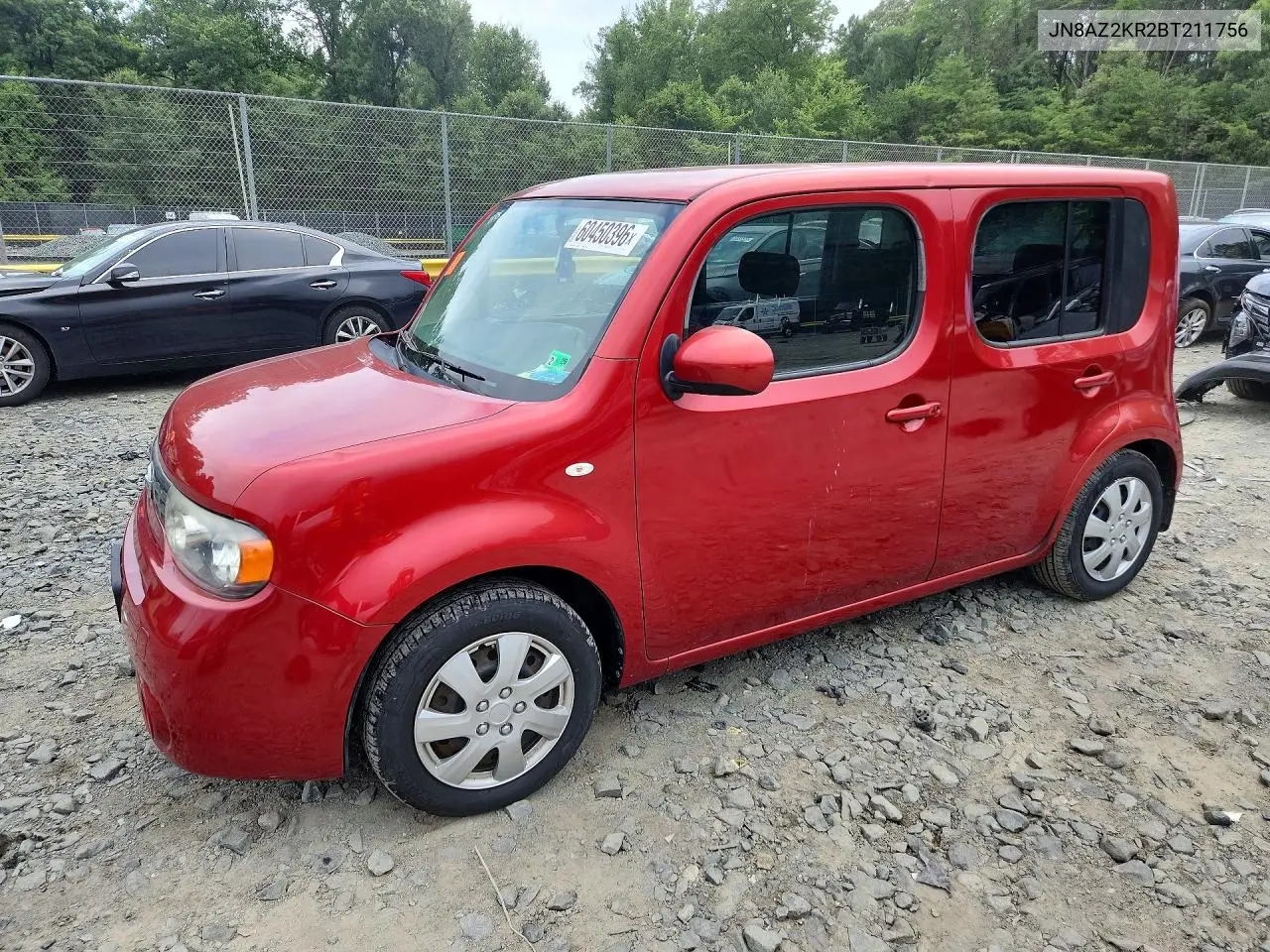 2011 Nissan Cube Base/S/Sl/Krom VIN: JN8AZ2KR2BT211756 Lot: 60450396
