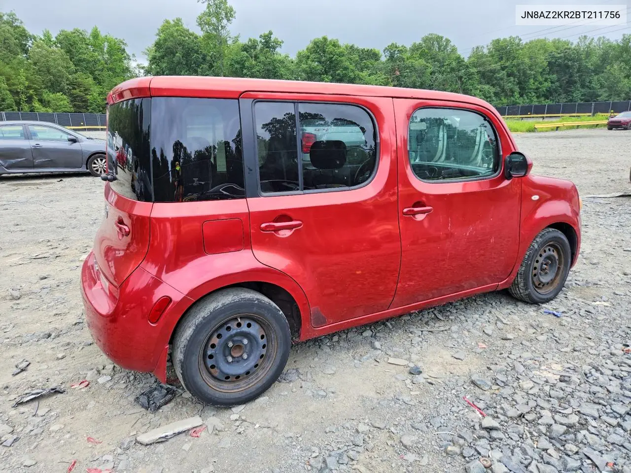 2011 Nissan Cube Base/S/Sl/Krom VIN: JN8AZ2KR2BT211756 Lot: 60450396