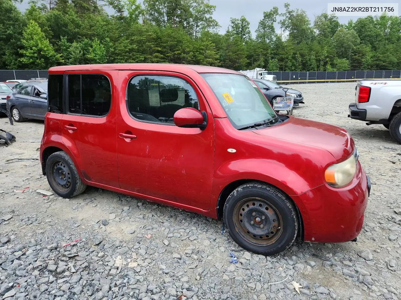 2011 Nissan Cube Base/S/Sl/Krom VIN: JN8AZ2KR2BT211756 Lot: 60450396