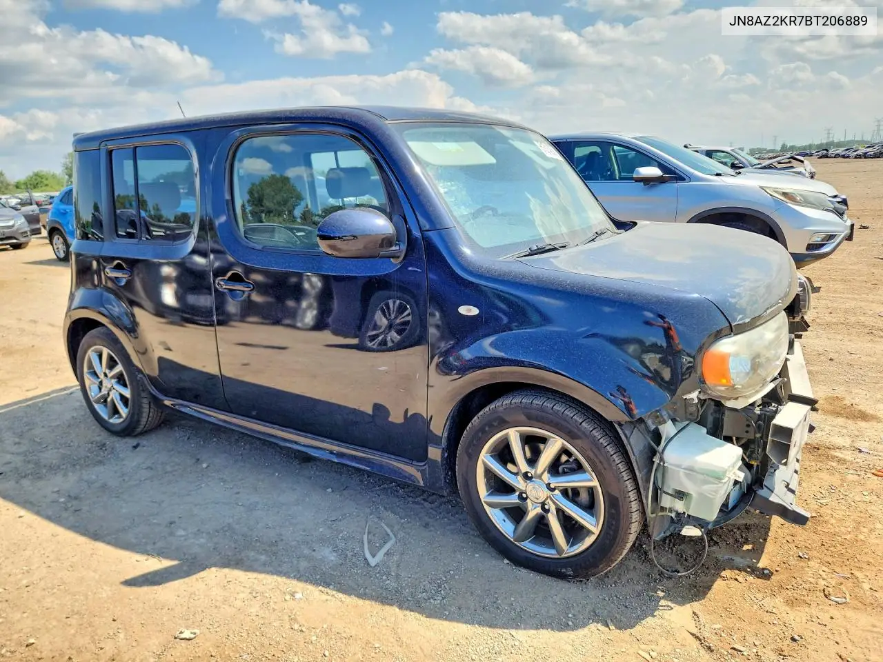 2011 Nissan Cube 1.8 VIN: JN8AZ2KR7BT206889 Lot: 61314266