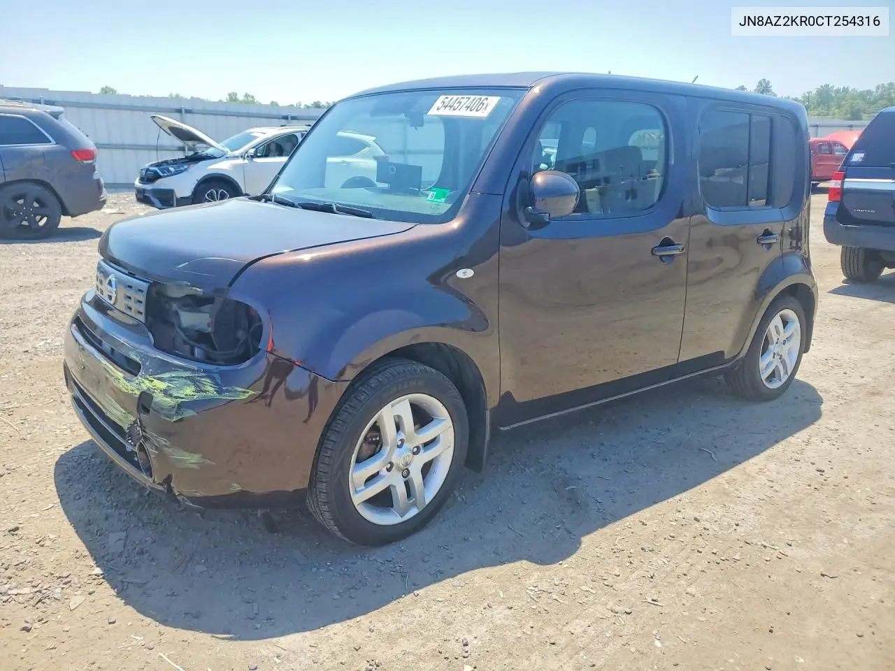 2012 Nissan Cube 1.8 VIN: JN8AZ2KR0CT254316 Lot: 54457406