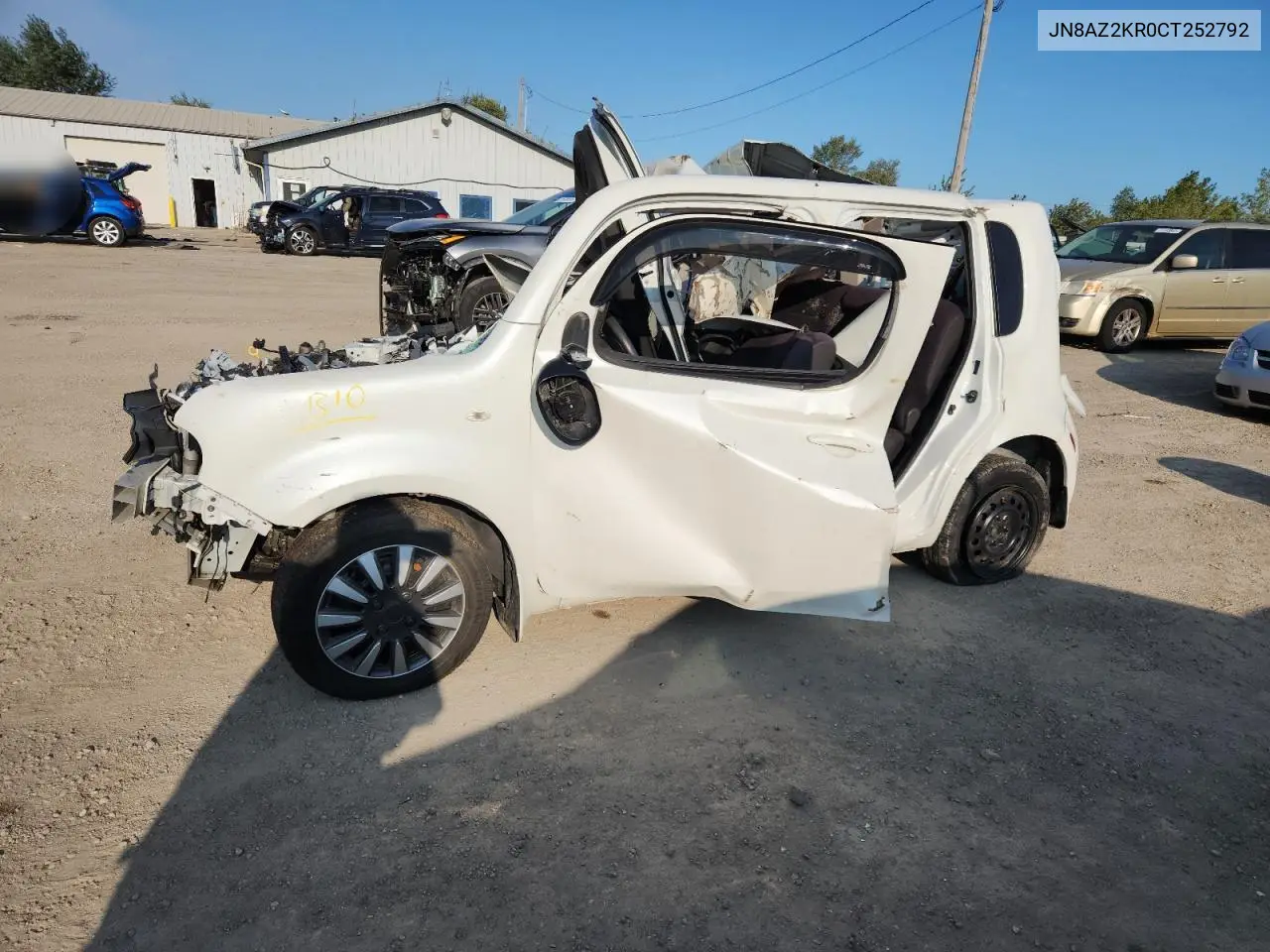 2012 Niss Cube Base VIN: JN8AZ2KR0CT252792 Lot: 71654545