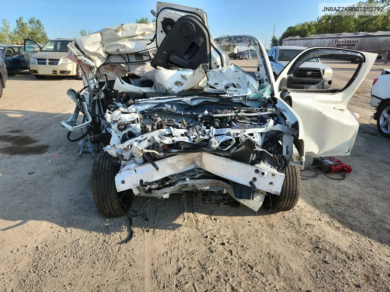 2012 Niss Cube Base VIN: JN8AZ2KR0CT252792 Lot: 71654545