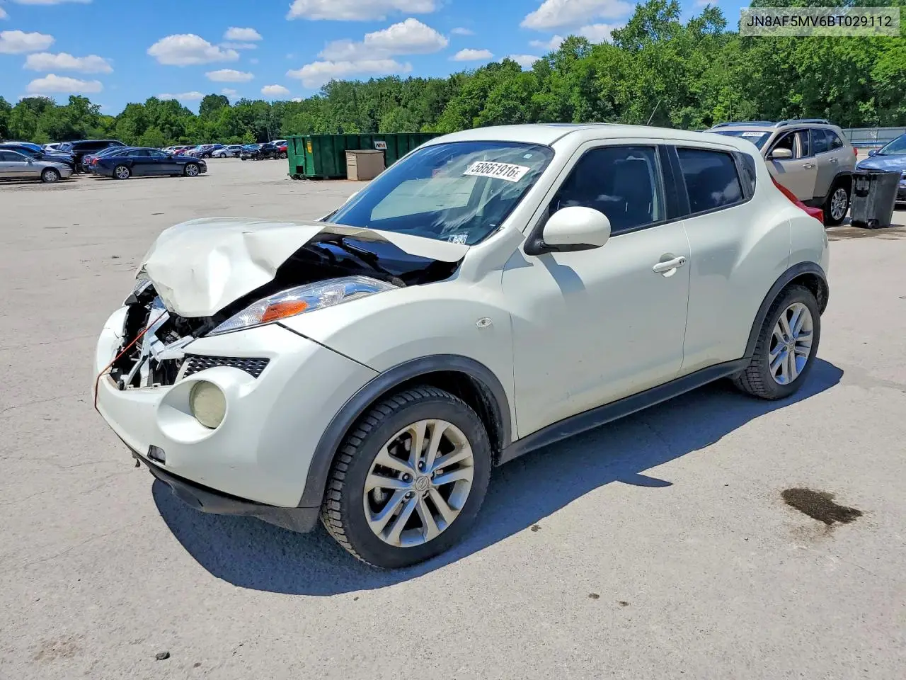 2011 Nissan Juke S VIN: JN8AF5MV6BT029112 Lot: 58661916