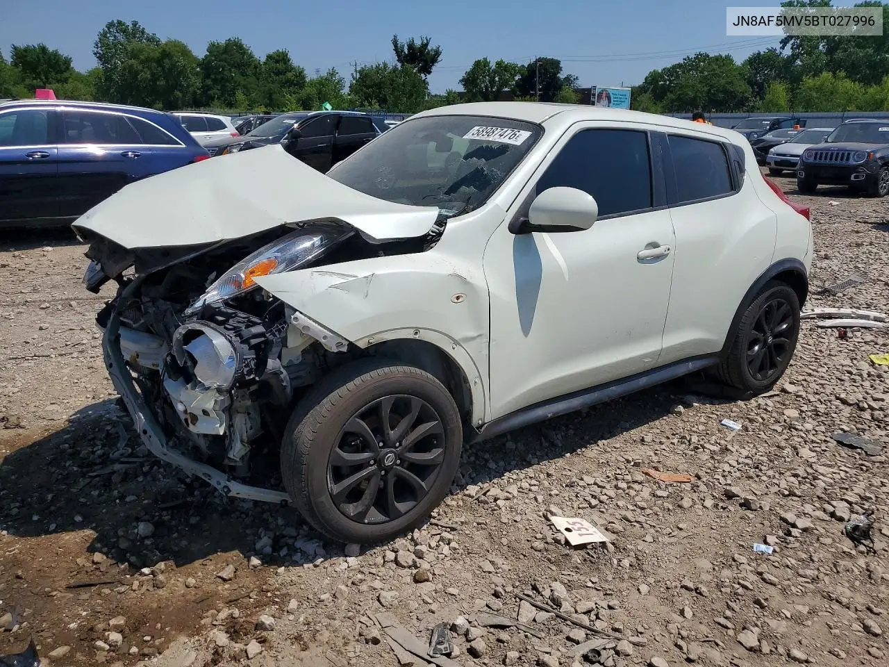 2011 Nissan Juke S VIN: JN8AF5MV5BT027996 Lot: 58987476