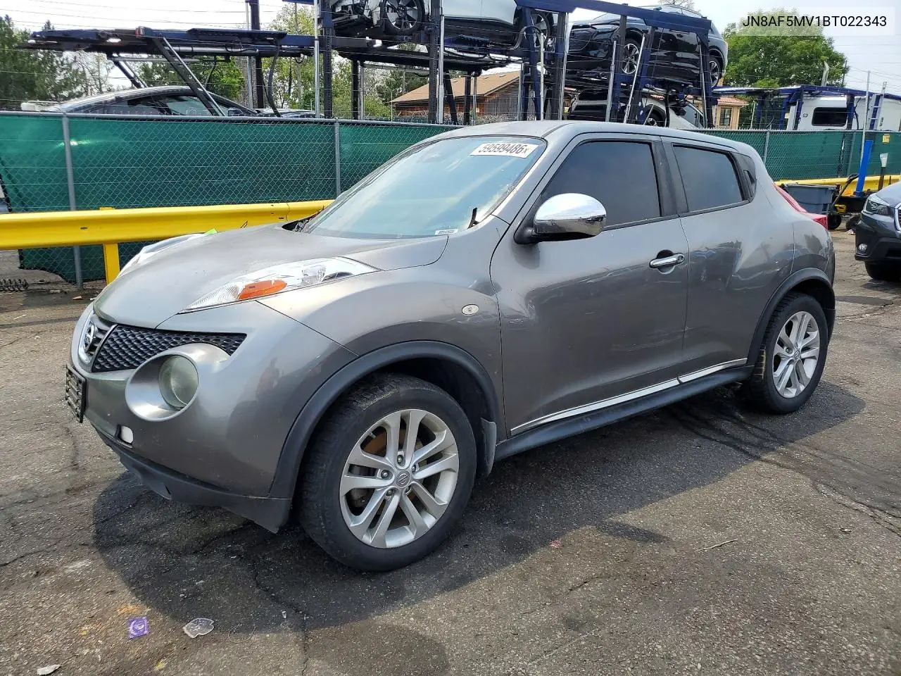 2011 Nissan Juke S VIN: JN8AF5MV1BT022343 Lot: 59599486