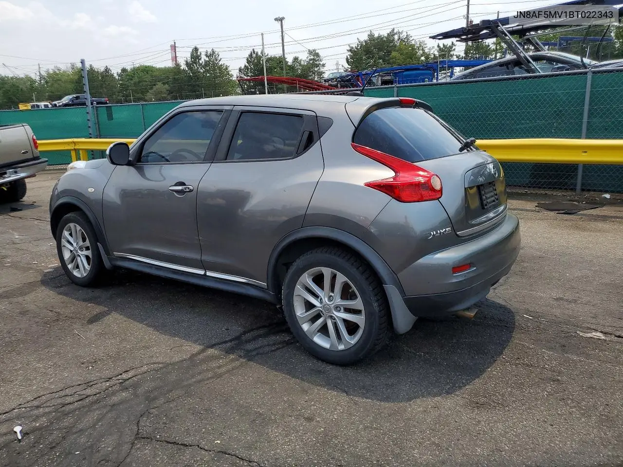 2011 Nissan Juke S VIN: JN8AF5MV1BT022343 Lot: 59599486