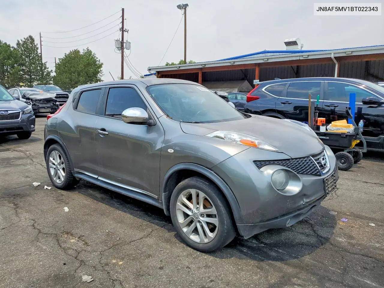 2011 Nissan Juke S VIN: JN8AF5MV1BT022343 Lot: 59599486